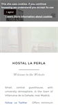 Mobile Screenshot of hostallaperla.com